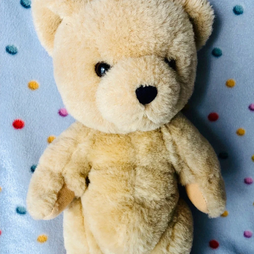 Vintage Anco Teddy Bear Jointed Plush Stuffed Animal made in Taiwan